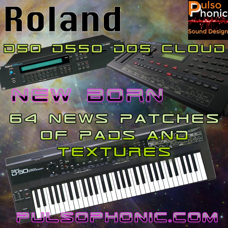Roland D50/D550/D05/Cloud New Born sound bank